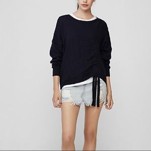 Express rouched sweater